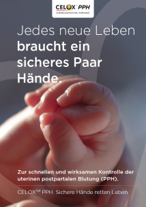 CELOX PPH Gebärmuttertamponade zur Blutstillung