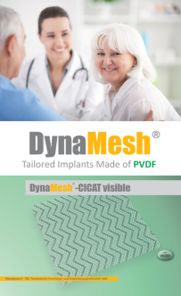 DYNAMESH CICAT VISIBLE Implant for abdominal and umbilical hernia